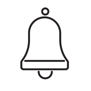 Bell icon Black