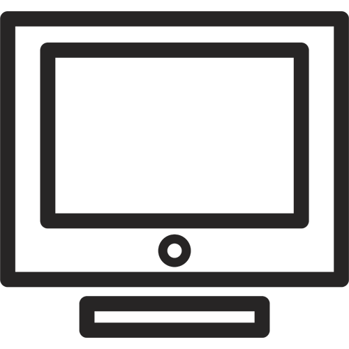 Desktop Screen Black
